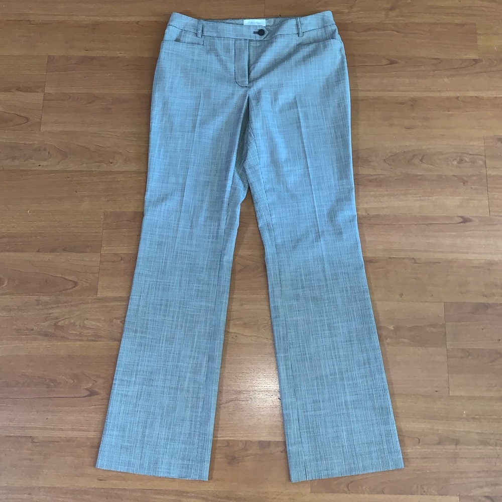 Calvin Klein Houndstooth Straight Leg Pant